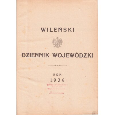 244. Vilniaus vaivadijos žinios, 1936 m.