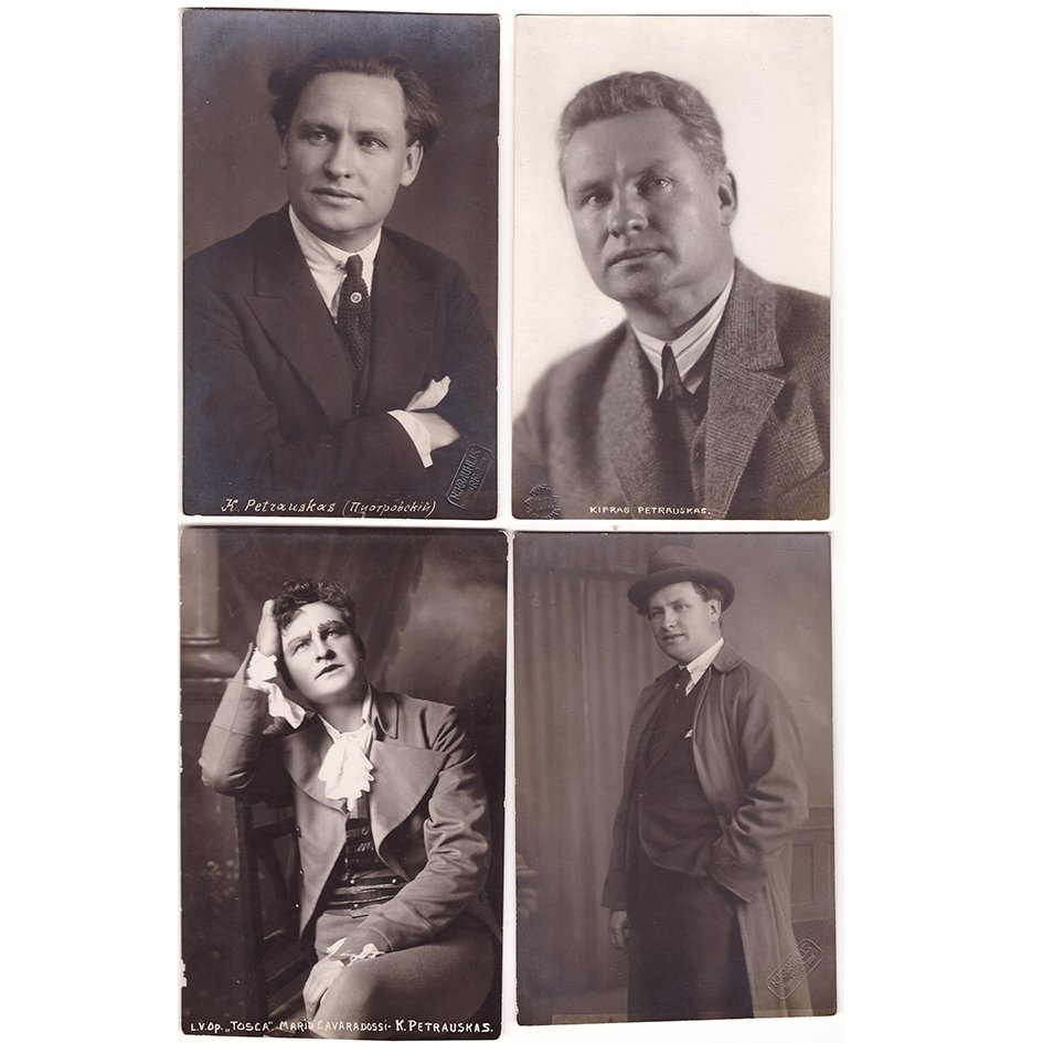 369. Kipras Petrauskas, dainininkas (4 vnt.)