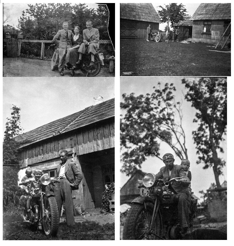 389. Motociklas Kr24 negatyvai (4 vnt.)