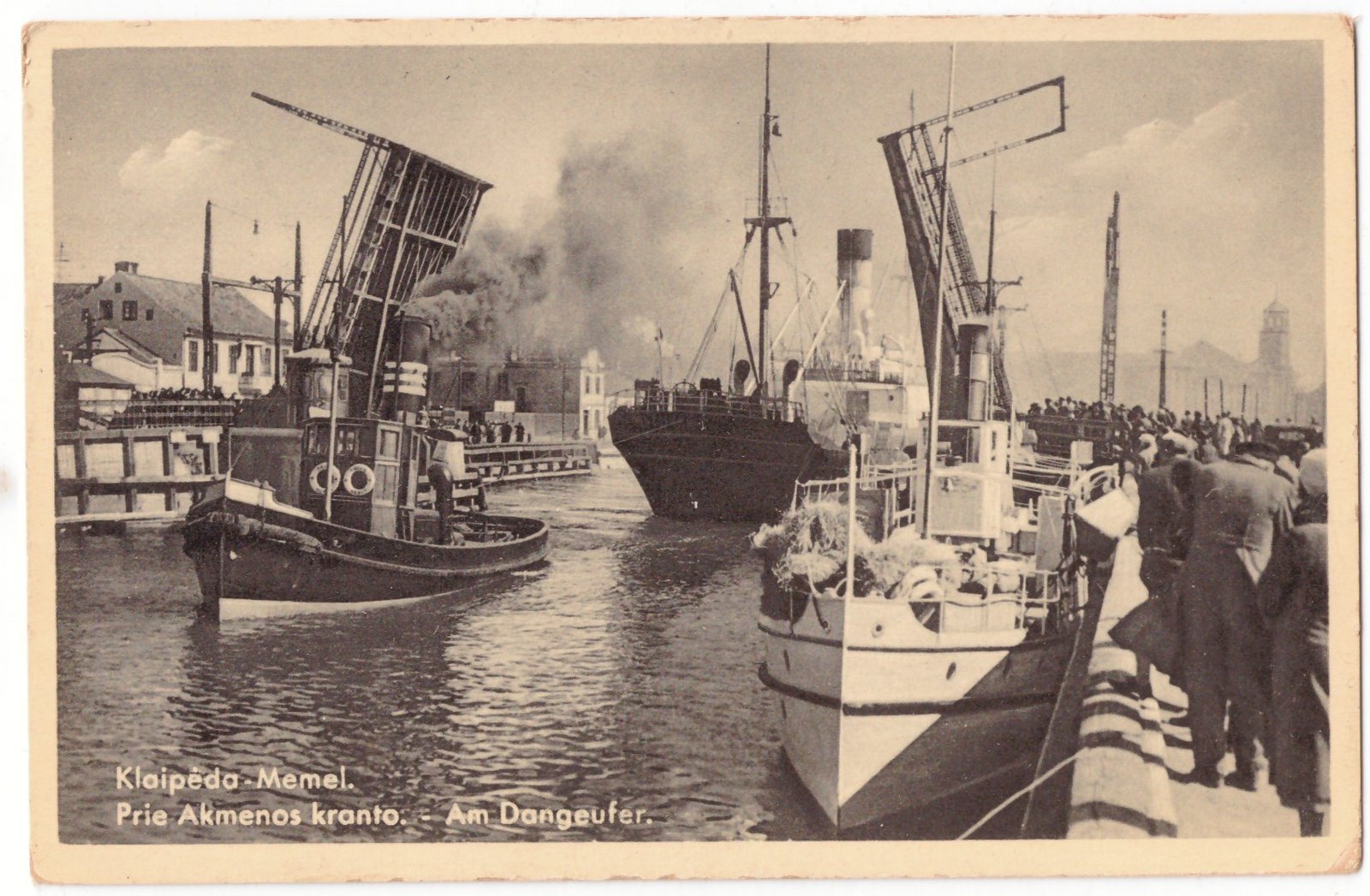 420. Klaipėda garlaiviai Dangėje #1