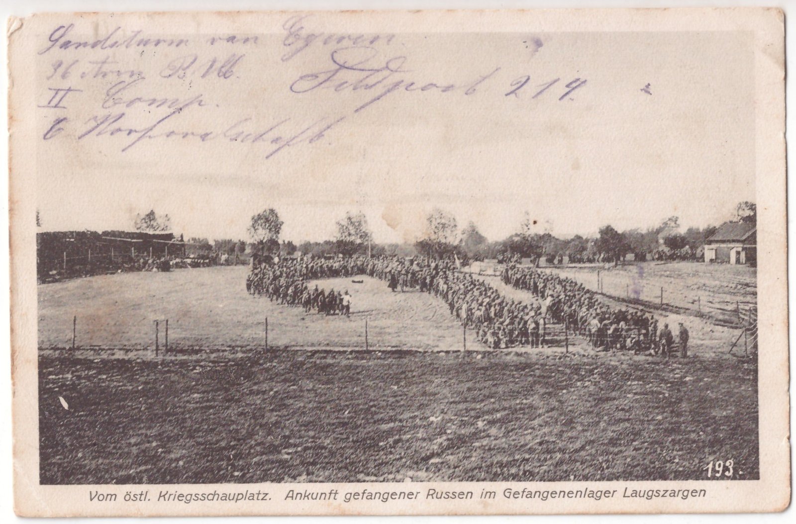 439. Lauksargiai karo belaisviai