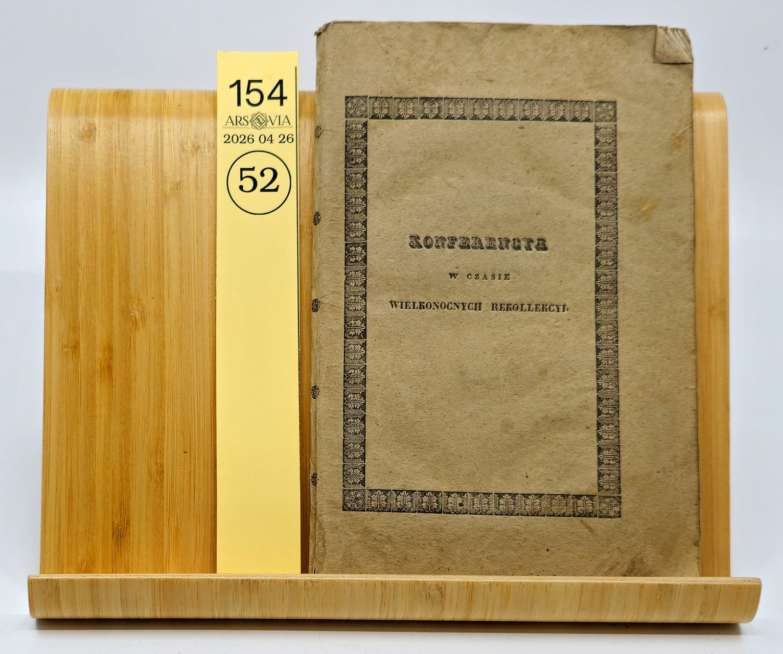 154. Pamokslas Vilniaus seminaristams 1847