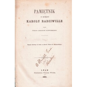 163. Karolio Radvilos biografija 1864