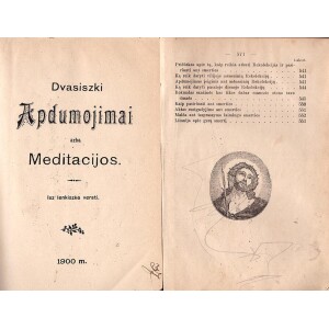 172. Katalikiškos meditacijos 1900