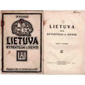 185. P. Klimo Lietuvos sienos 1917