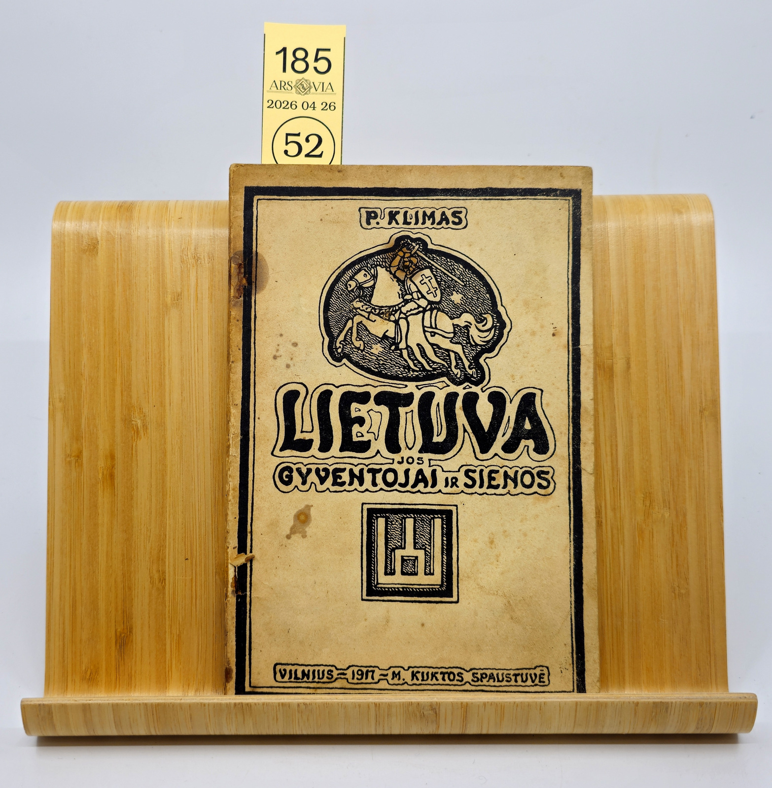 185. P. Klimo Lietuvos sienos 1917