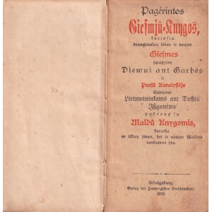 192. Lietuvninkų giesmynas 1922