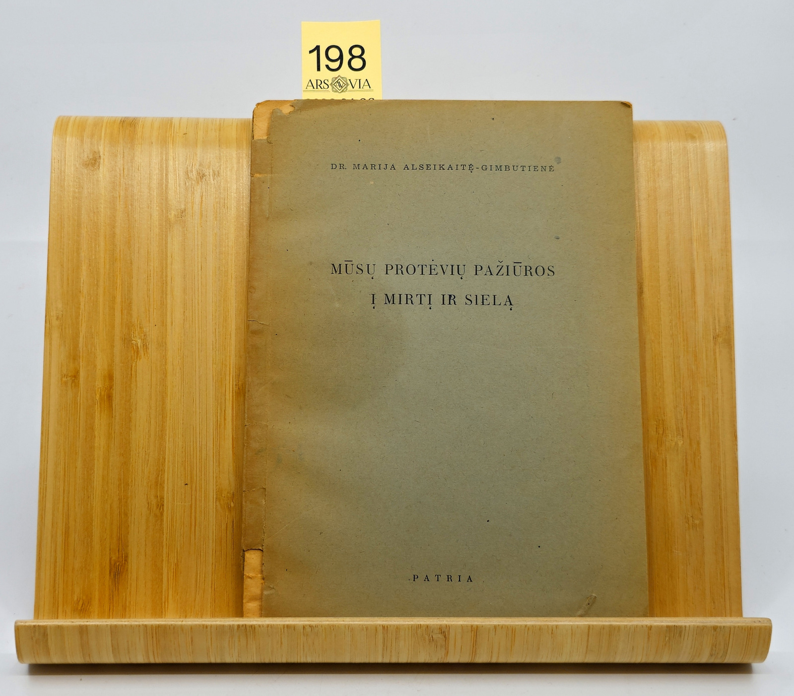 198. Senovės baltų mirties samprata