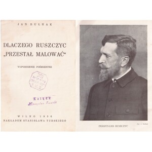 210. J. Bulhako „Pro memoria“ Ruščicui 1936