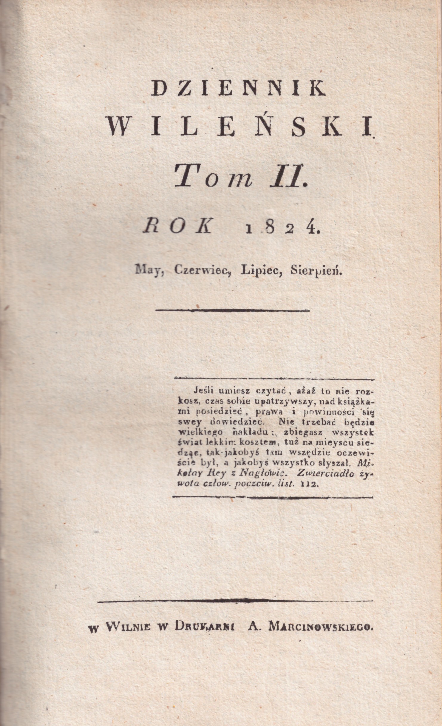 217. Dziennik wilenski 1824