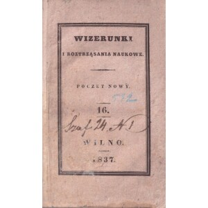 219. Wizerunki i Roztrząsania Naukowe 1837