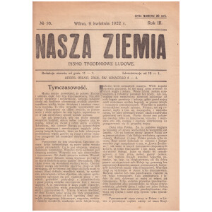 229. Nasza ziemia 1922