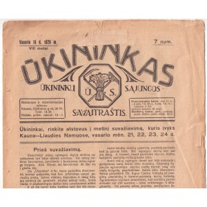 231. Ūkininkas 1926