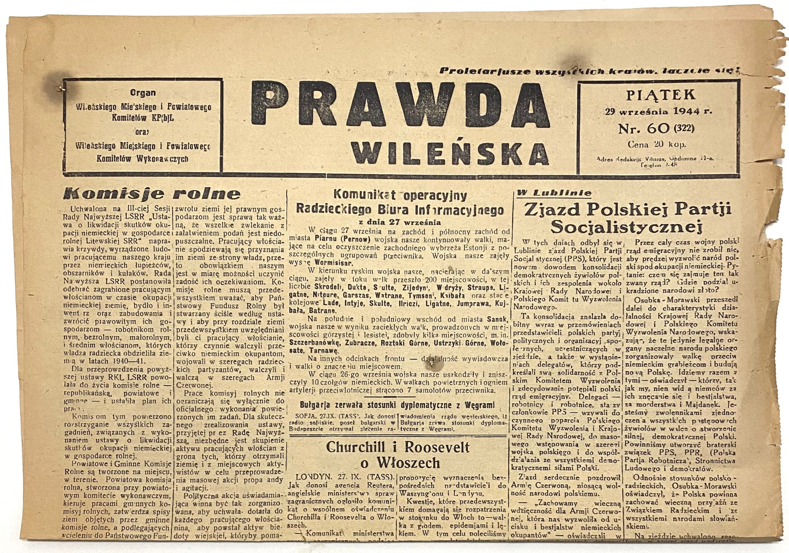 250. Prawda Wileńska 1944
