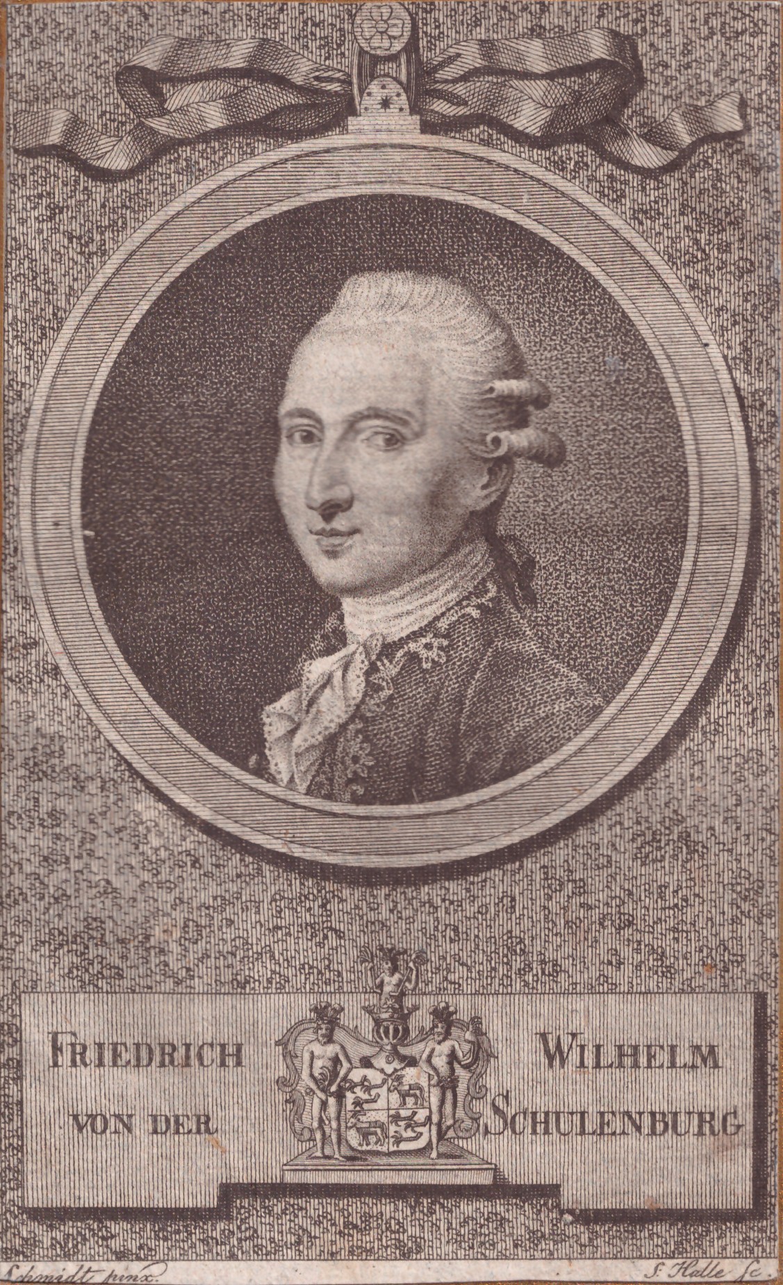 256. Grafo Šulenburgo portretas 1791