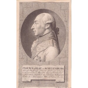 257. Grafo Šulenburgo portretas 1800