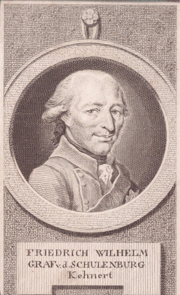 258. Grafo Šulenburgo portretas