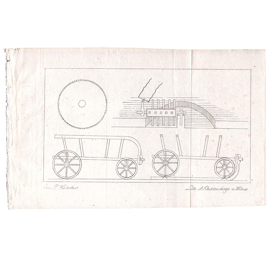 261. Kliukovskio vežimo brėžinys 1839