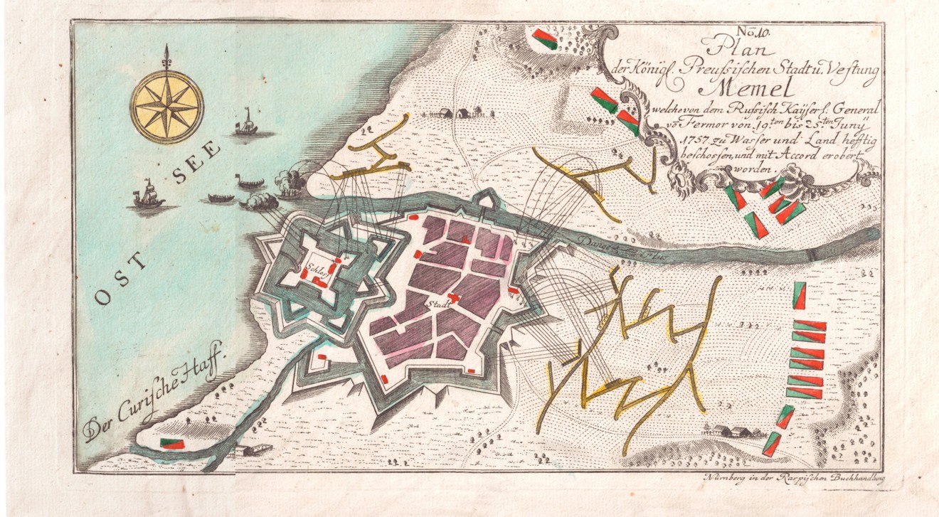 272. Klaipėdos apgultis 1757 Raspe
