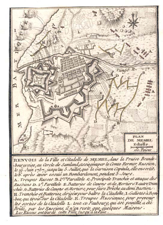 273. Klaipėdos apgultis 1757 Beaurain