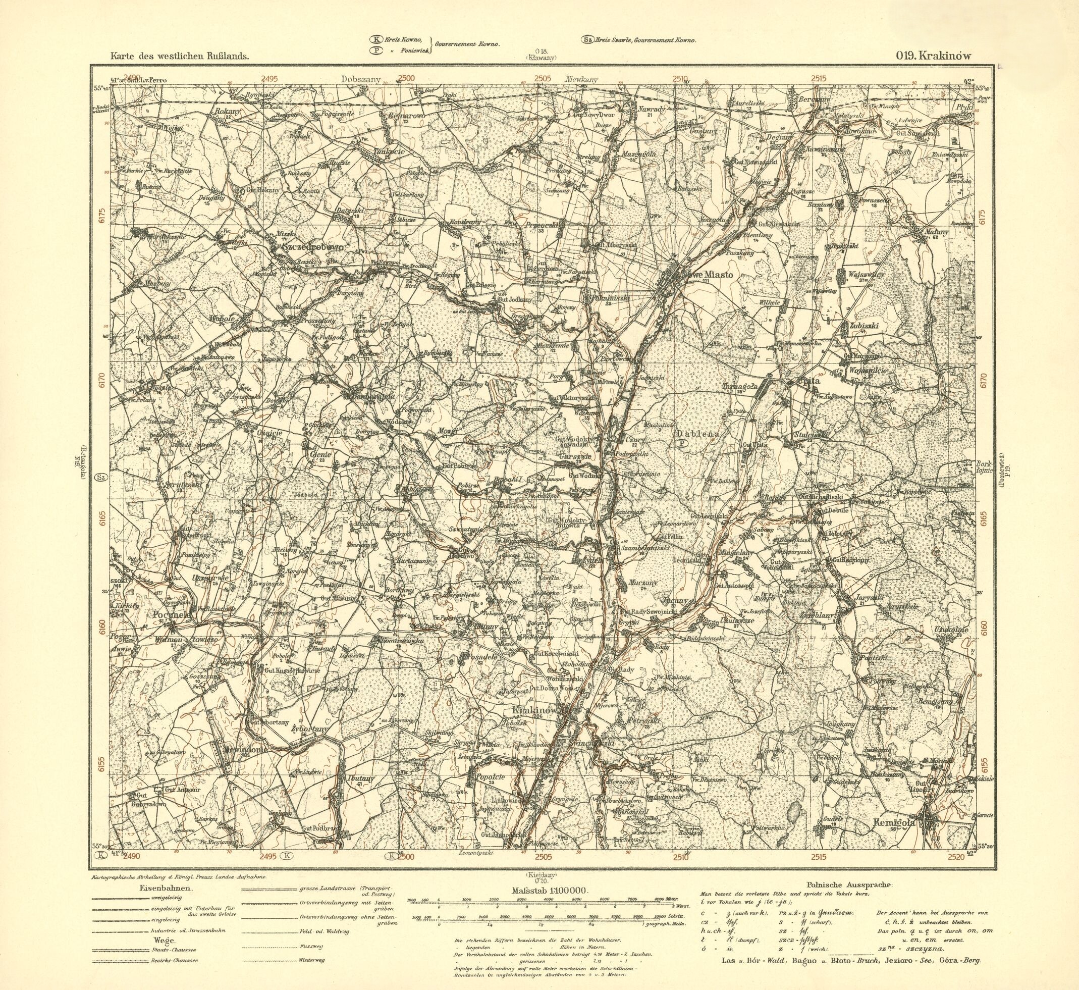 288. Krekenava Naujamiestis Ramygala 1918