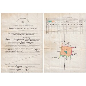 302. Mažeikiai žemės sklypas 6 ha 1938