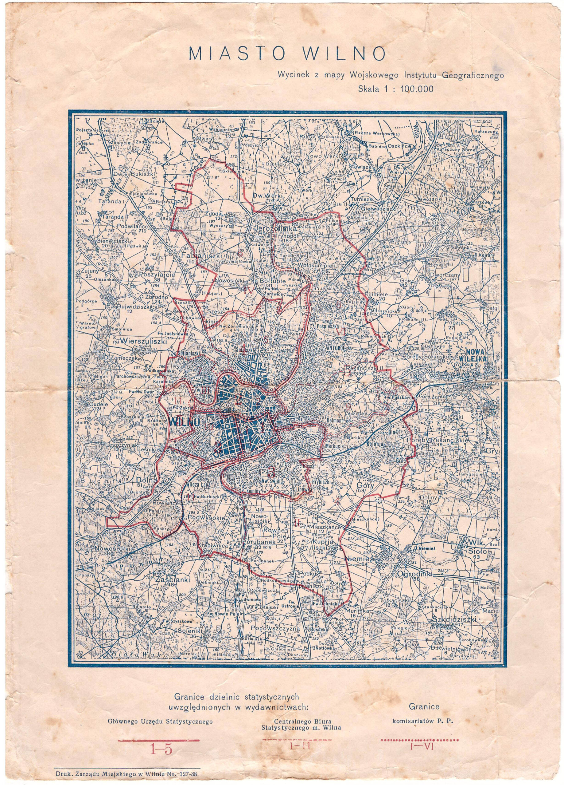 304. Vilniaus miesto planas 1935