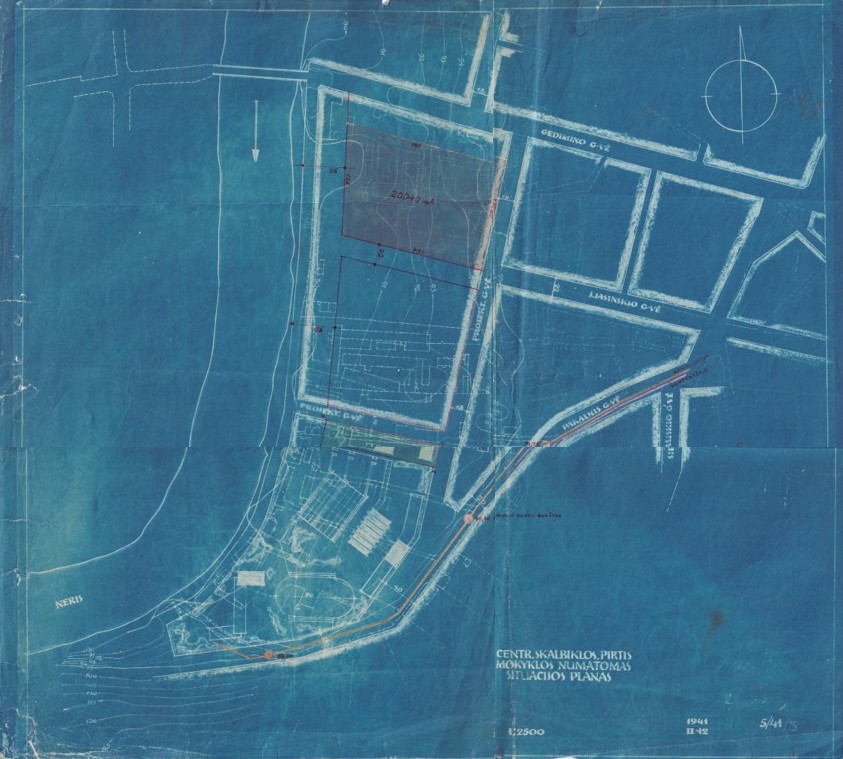 305. Vilnius Jasinskio g. planas 1941