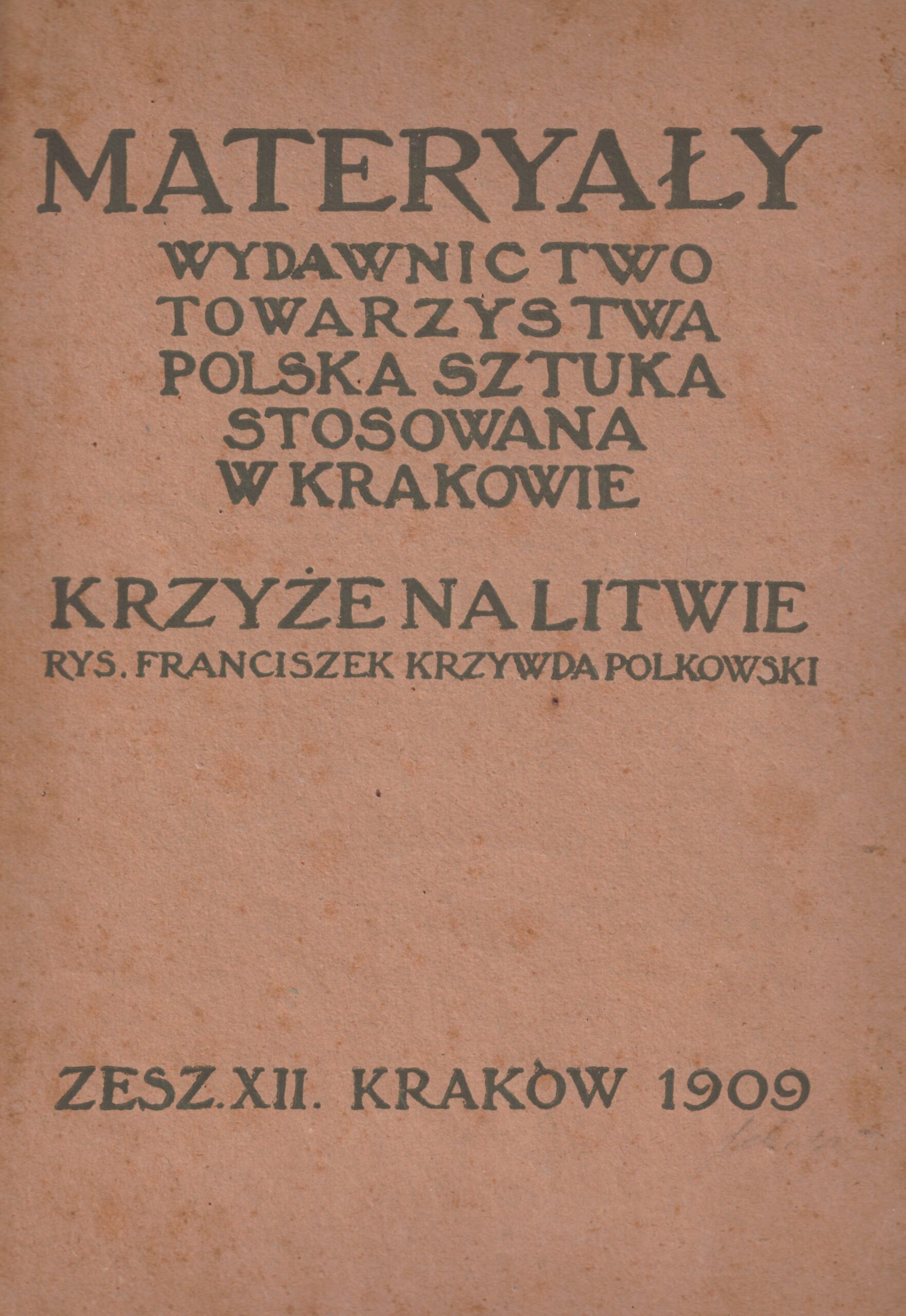 308. Lietuvos kryžiai 1909