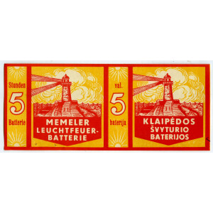 324. Klaipėda Švyturio baterijų reklama