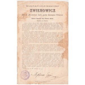 346. Steponas Zvėravičius Vilniaus arkivyskupas