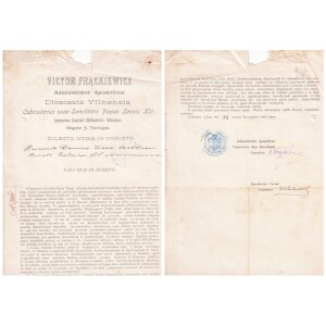 347. Viktoras Fronckevičius Vilniaus vyskupas