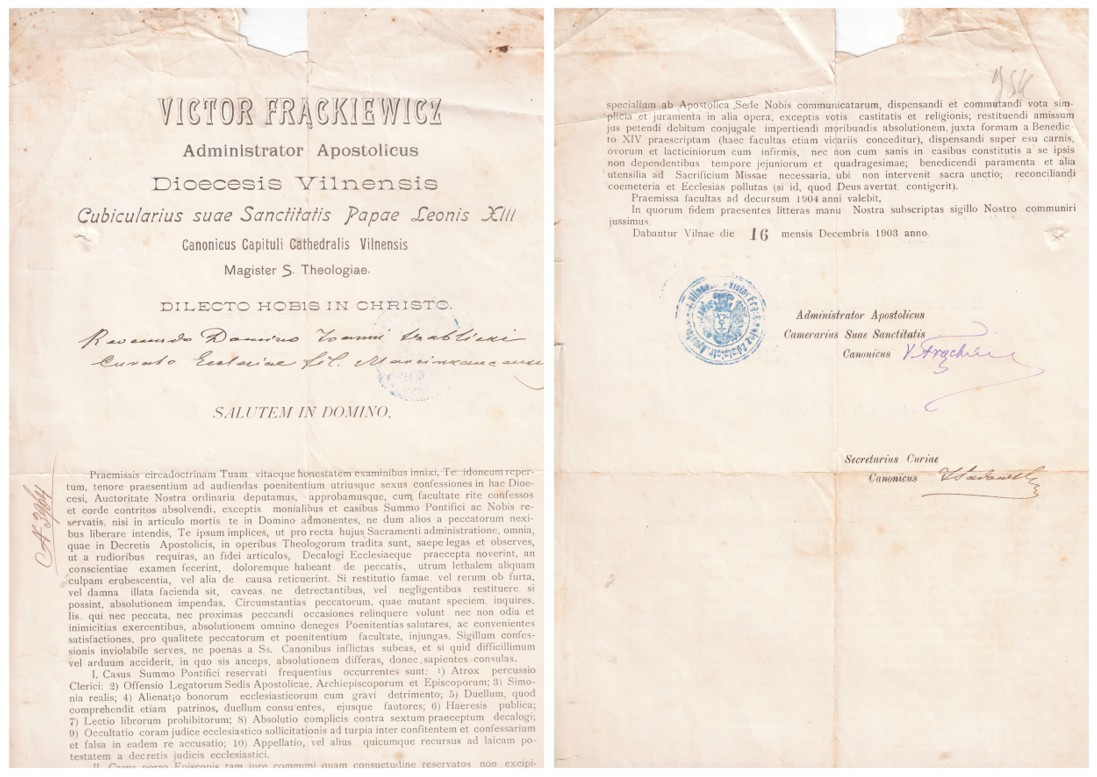 347. Viktoras Fronckevičius Vilniaus vyskupas