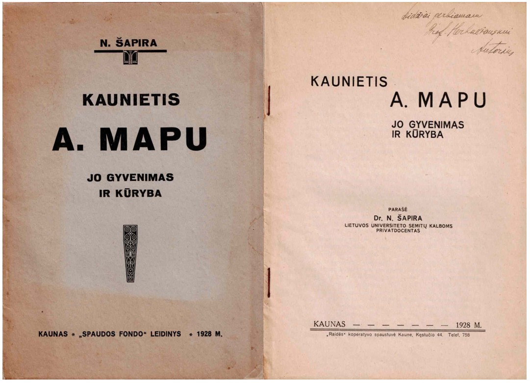 356. Nachmanas (Naftalis) Šapira mokslininkas