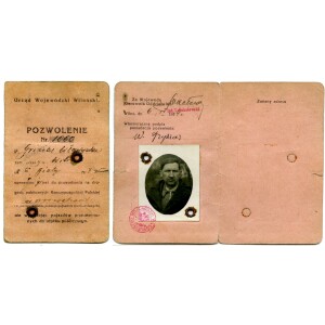 368. Vilnius vairuotojo pažymėjimas 1934