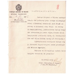 369. Vilnius adreso išaiškinimas 1935