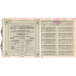 384. Vilniaus Jablkovskių bendrovės akcija 1925
