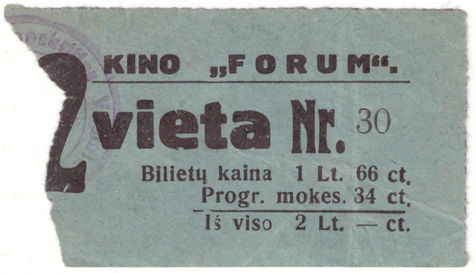 393. Kinas „Forum“ Kaune