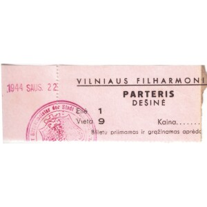 396. Vilnius Filharmonija 1944