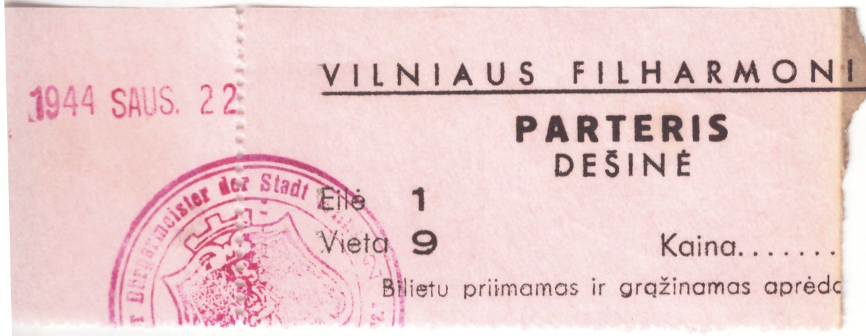 396. Vilnius Filharmonija 1944