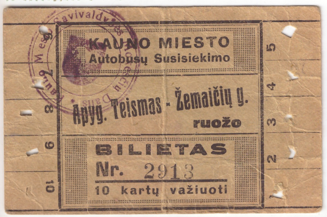 399. Kaunas KMS Teismas-Žemaičių g.1937