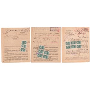 411. Teismo įteikimo mokestis 3 vnt. 1925