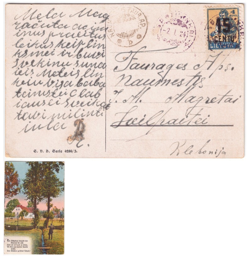 418. Sartininkai Naumiestis 1924