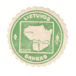 426. Lietuvos banko voko lipdė