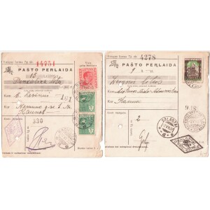 427. Pašto perlaidos 2 vnt. 1937