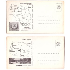 432. Lietuvių išeivių filateliniai vokai 2 vnt.