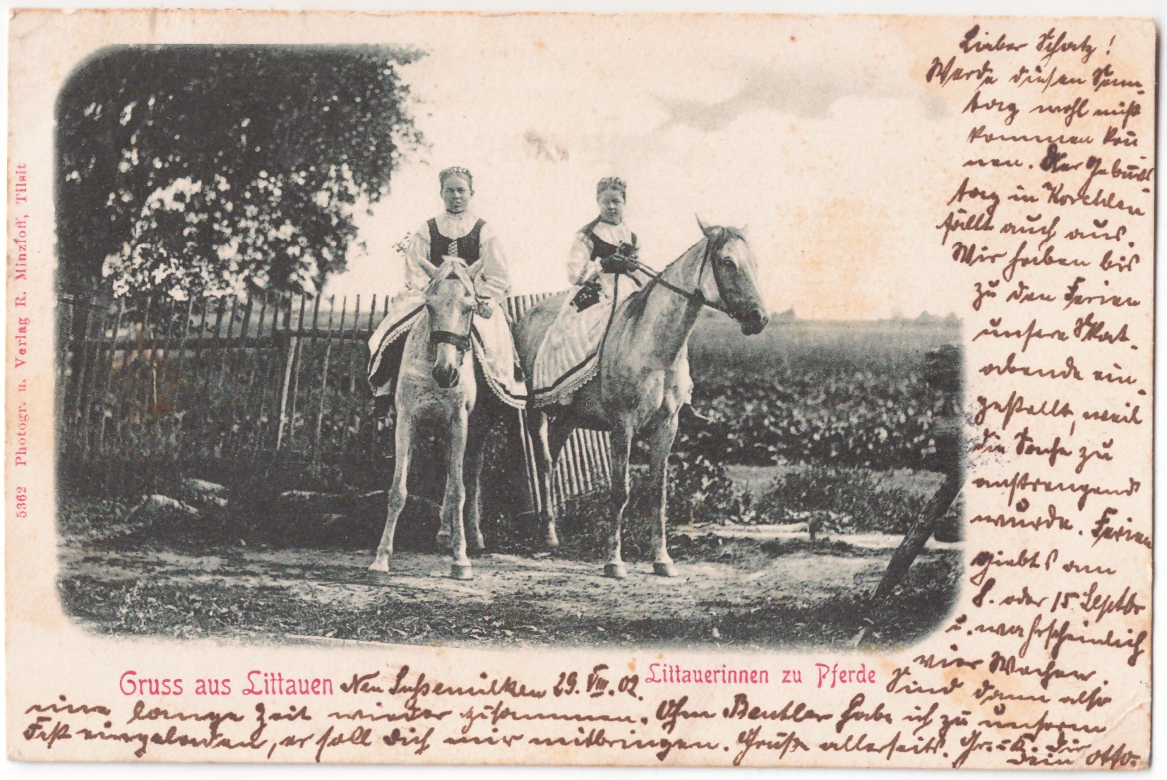 472. Lietuvaitės ant žirgų