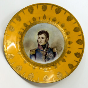 542.Lėkštė „Kunigaikštis, Prancūzijos maršalas Žanas Lanas (Jean Lannes, 1769–1809)