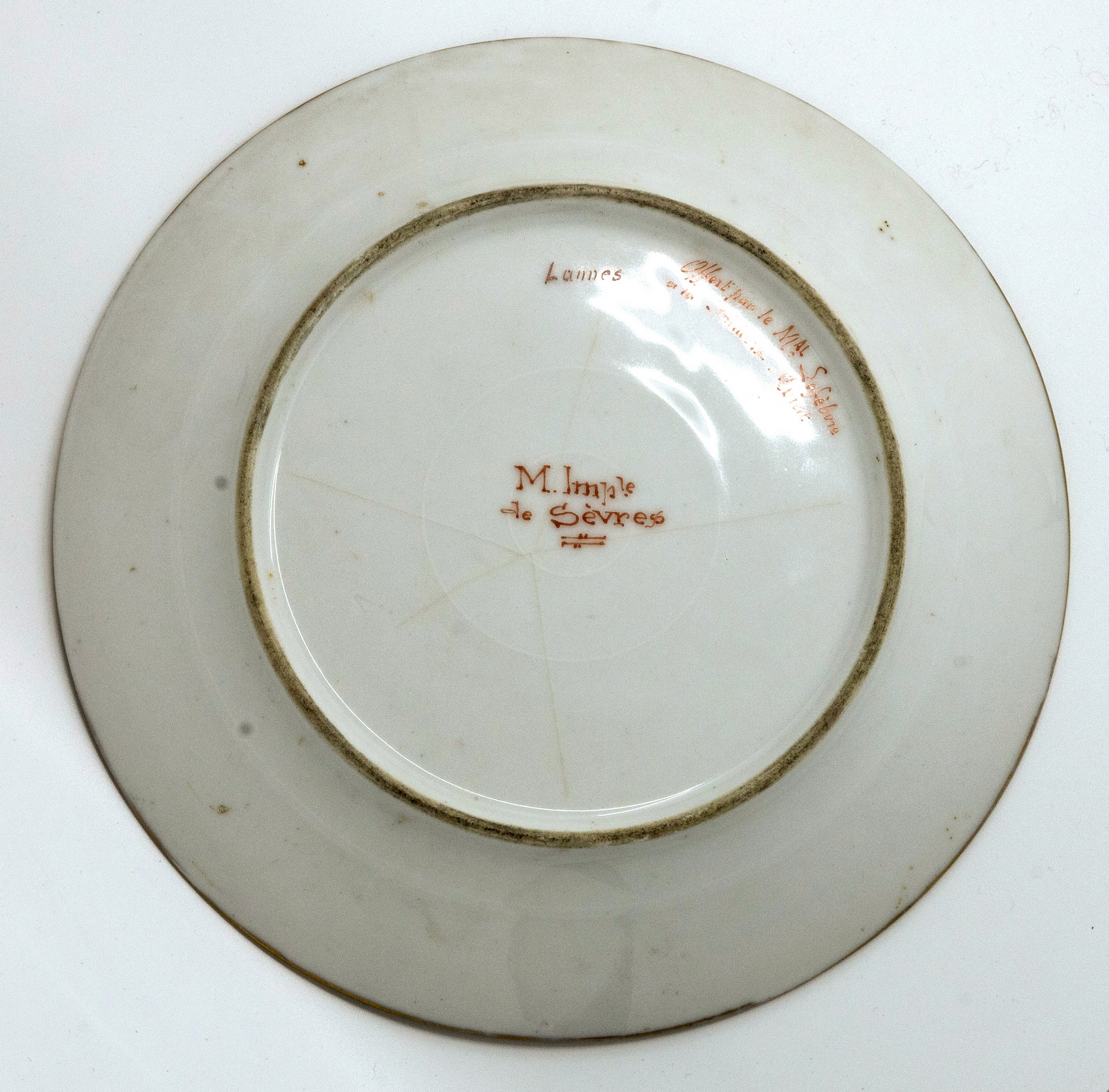 542.Lėkštė „Kunigaikštis, Prancūzijos maršalas Žanas Lanas...