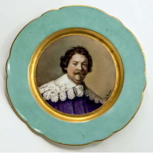 544. Lėkštė „Rembranto Willem'o Burggraeff'o portretas“